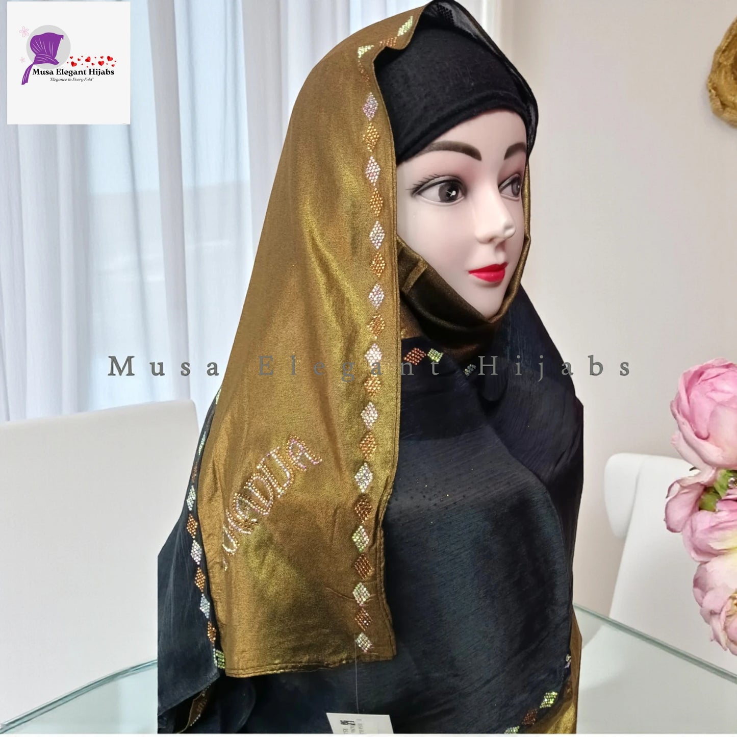 Superluxe Bridal Hijabs - Black