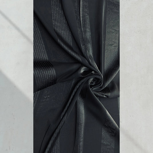 Black Striped Hijabs