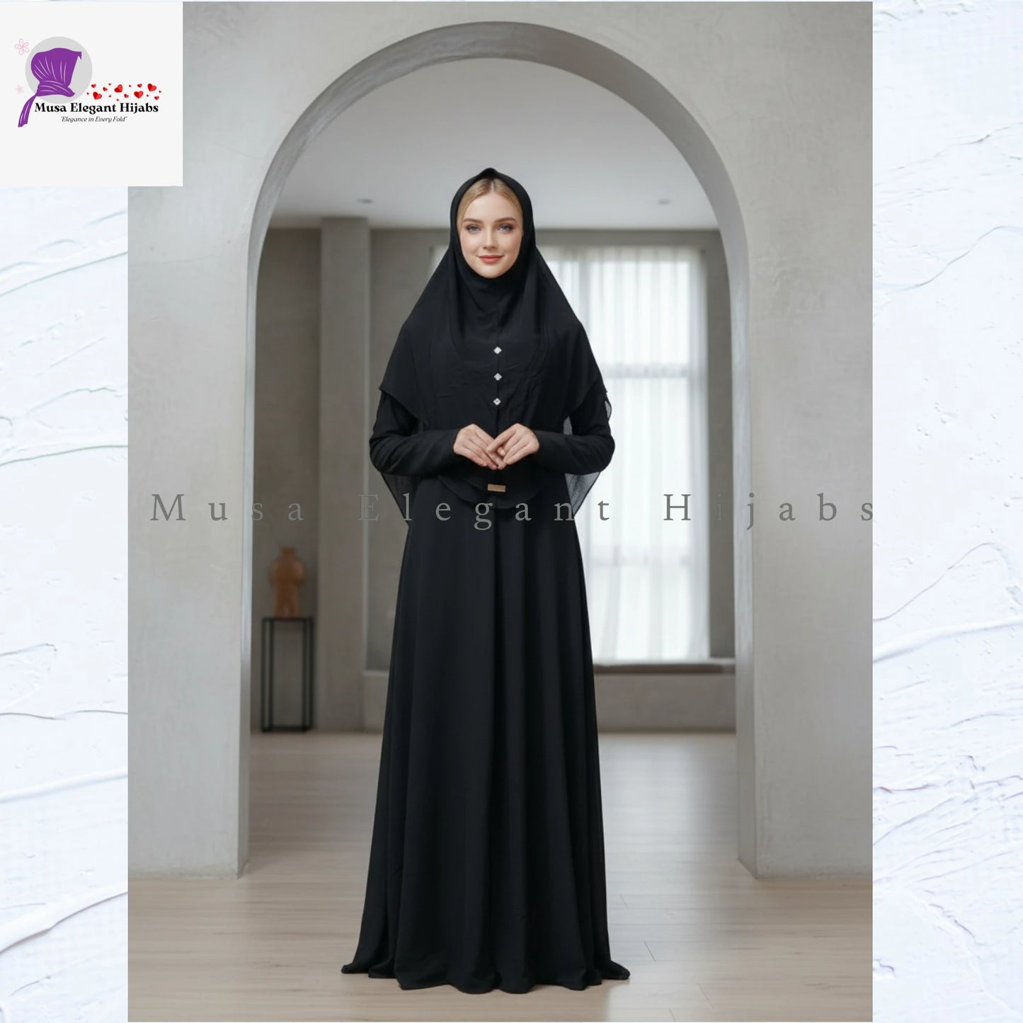 Al Firasa Black Hijabs Small