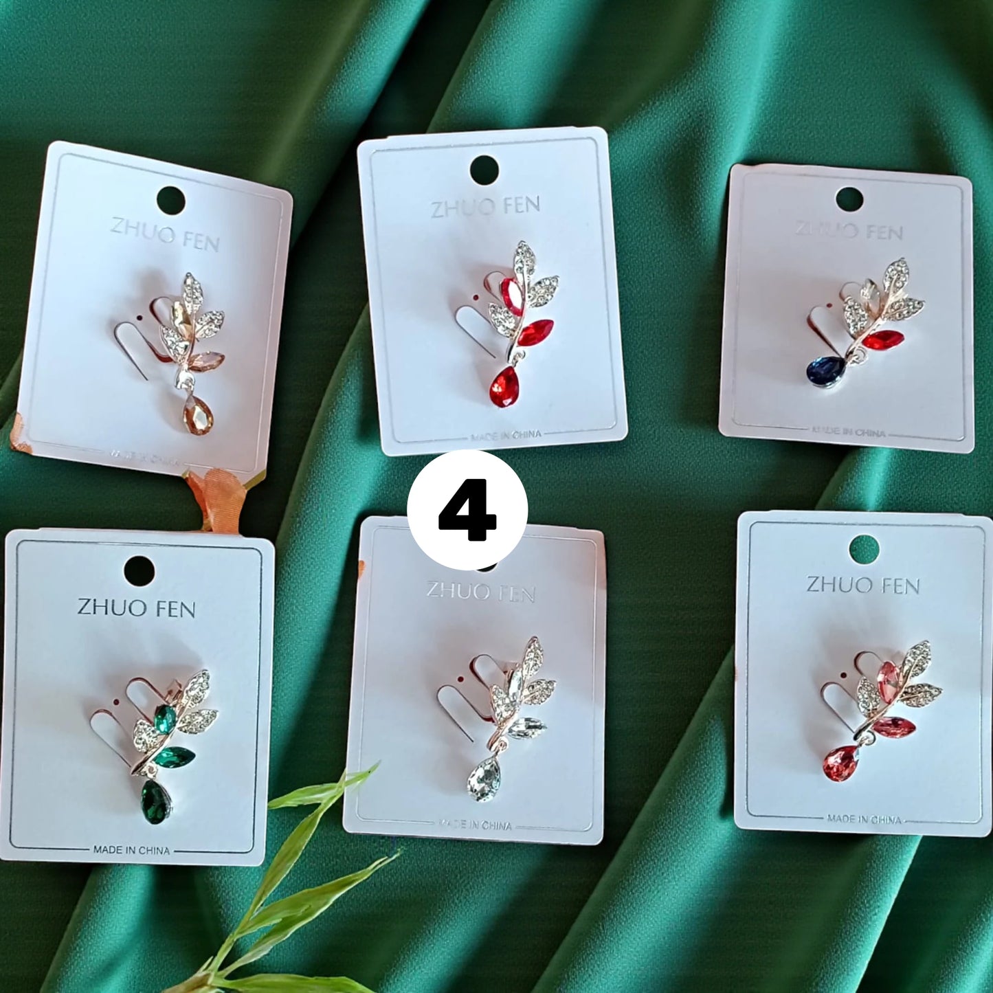 Hijab Stone Brooches - small