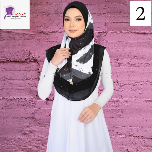 Black & White Hijabs