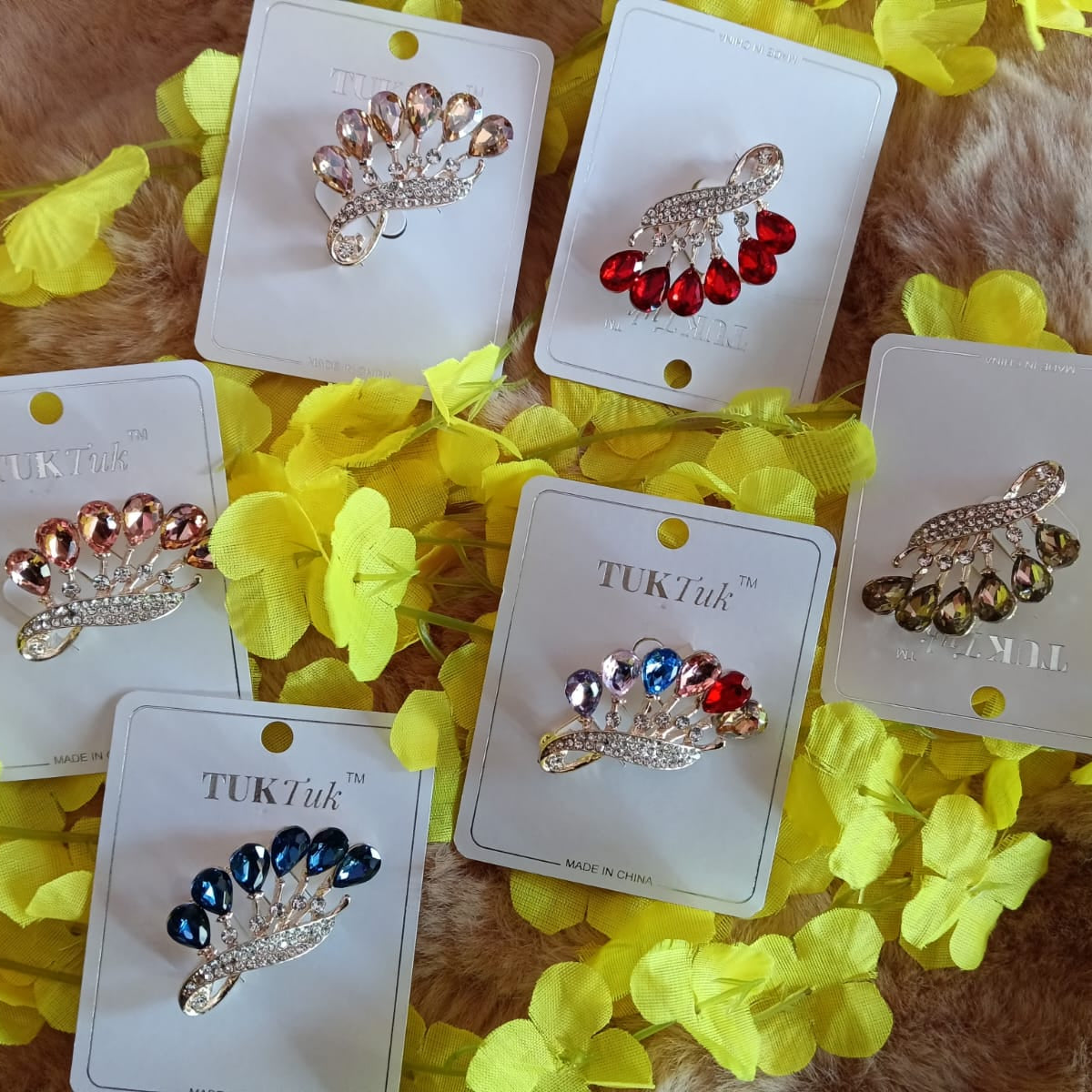 Hijab Stone Brooches - Big