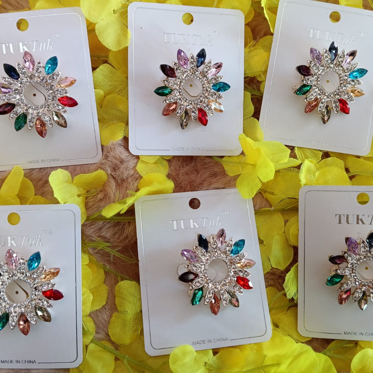 Hijab Stone Brooches - Big
