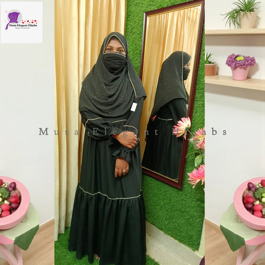 Black Anarkali Abayas