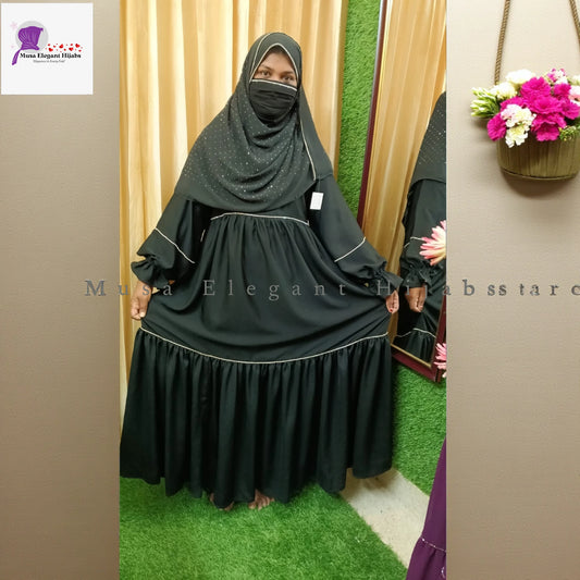 Black Anarkali Abayas