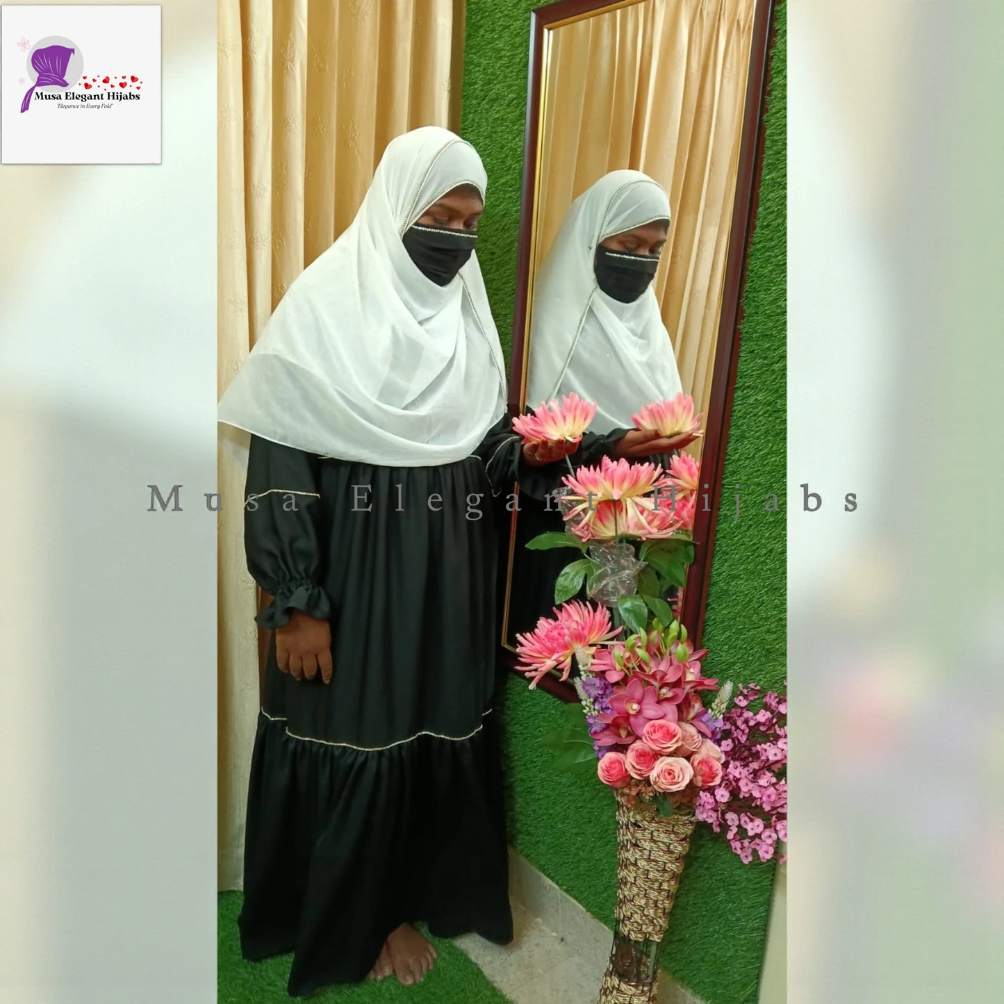 Black Anarkali Abayas