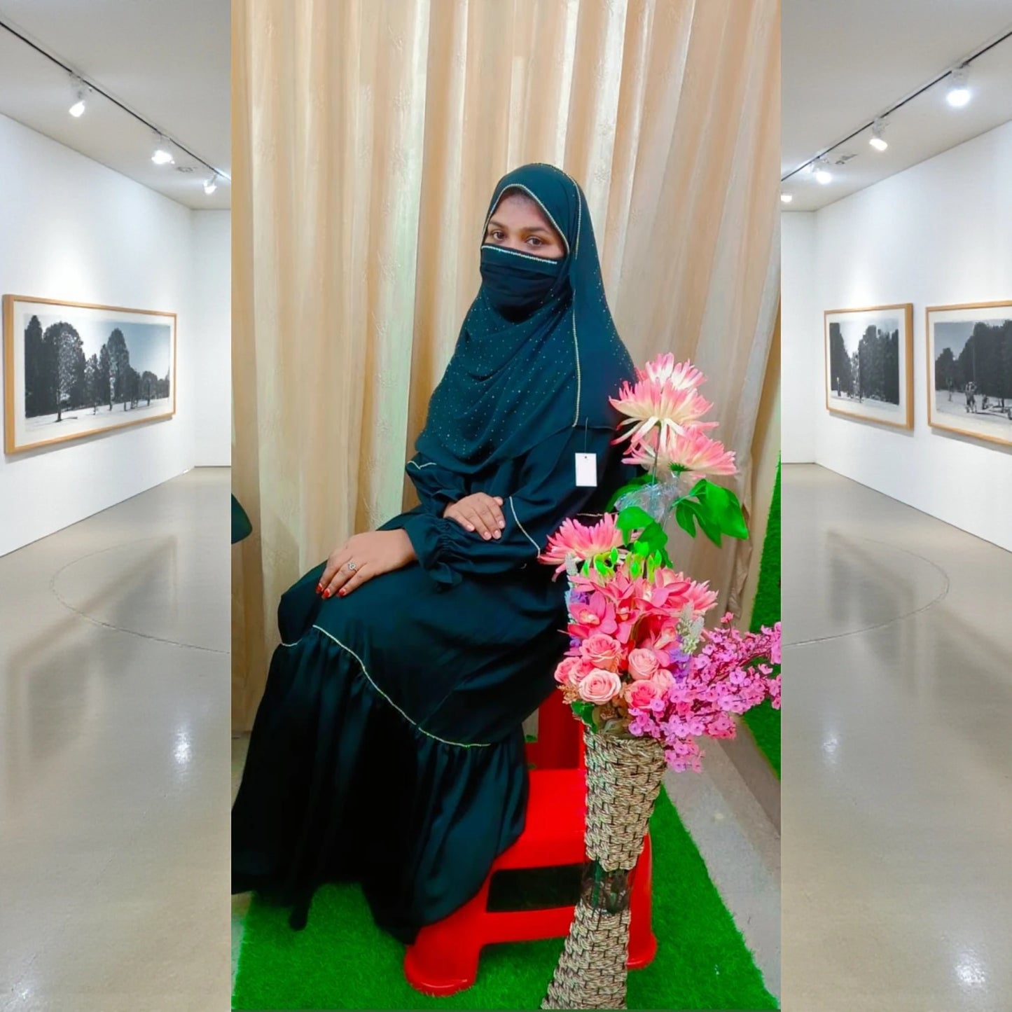 Black Anarkali Abayas