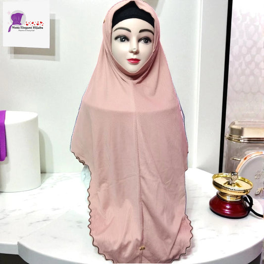 Plain Ribbed Hijabs