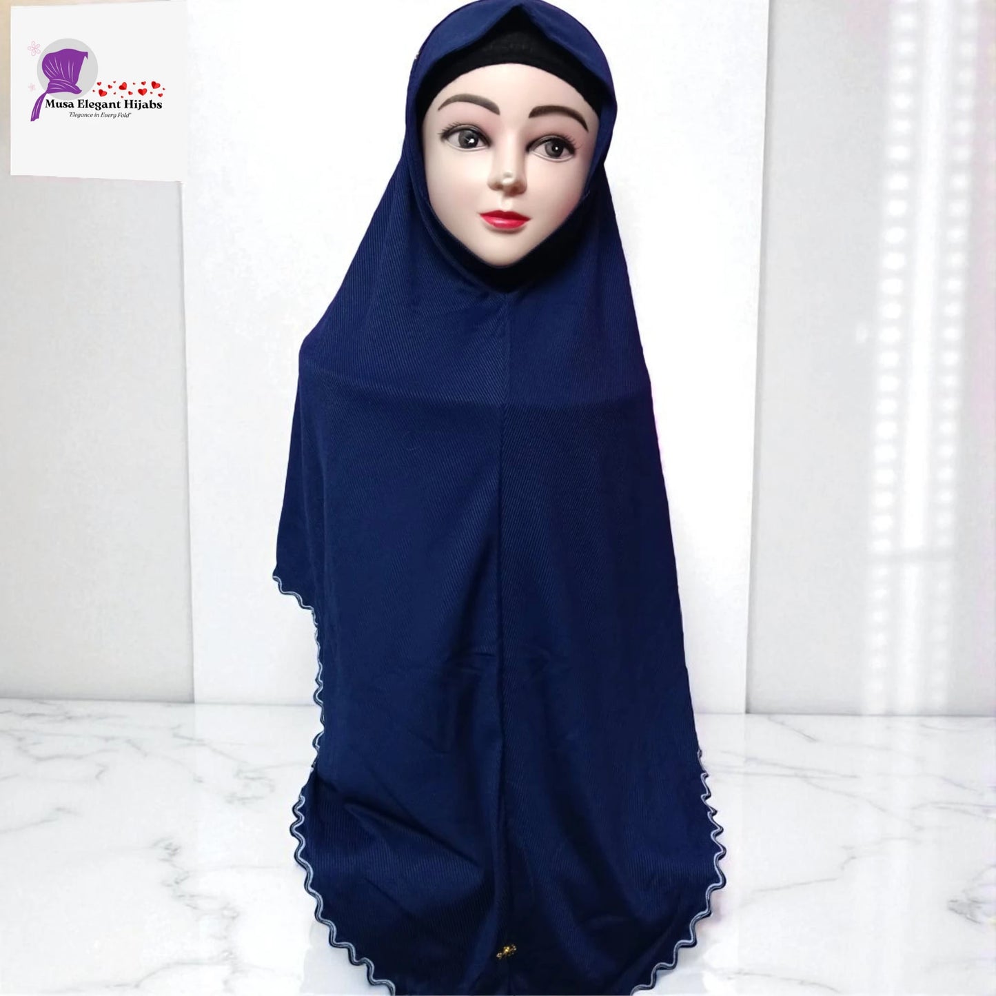 Plain Ribbed Hijabs