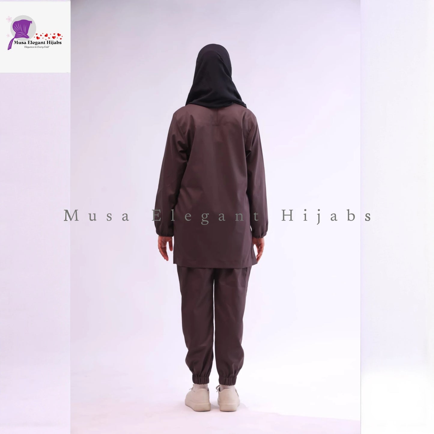 Modest Medical Scrubs - Matterhorn Brown