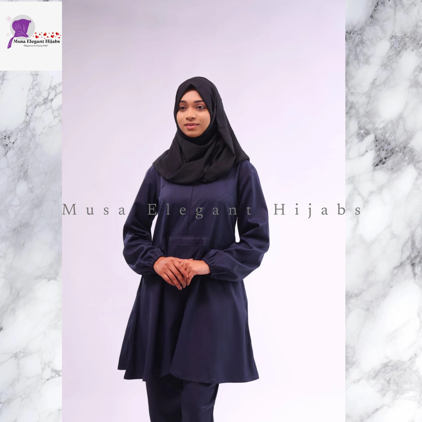 Modest Medical Scrubs - Deep Reef