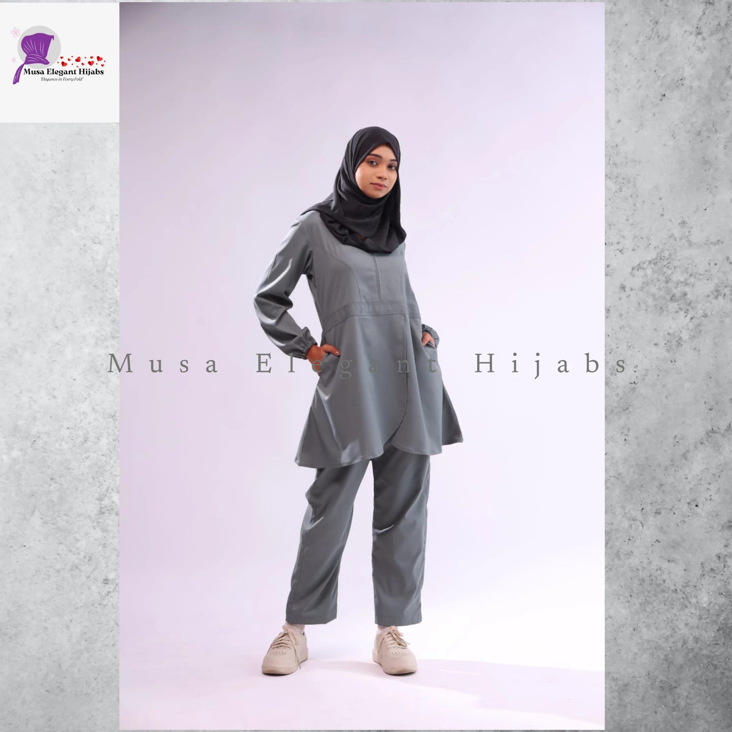 Modest Medical Scrubs - Aquamarine