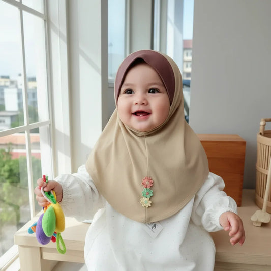 Baby contrast hijabs