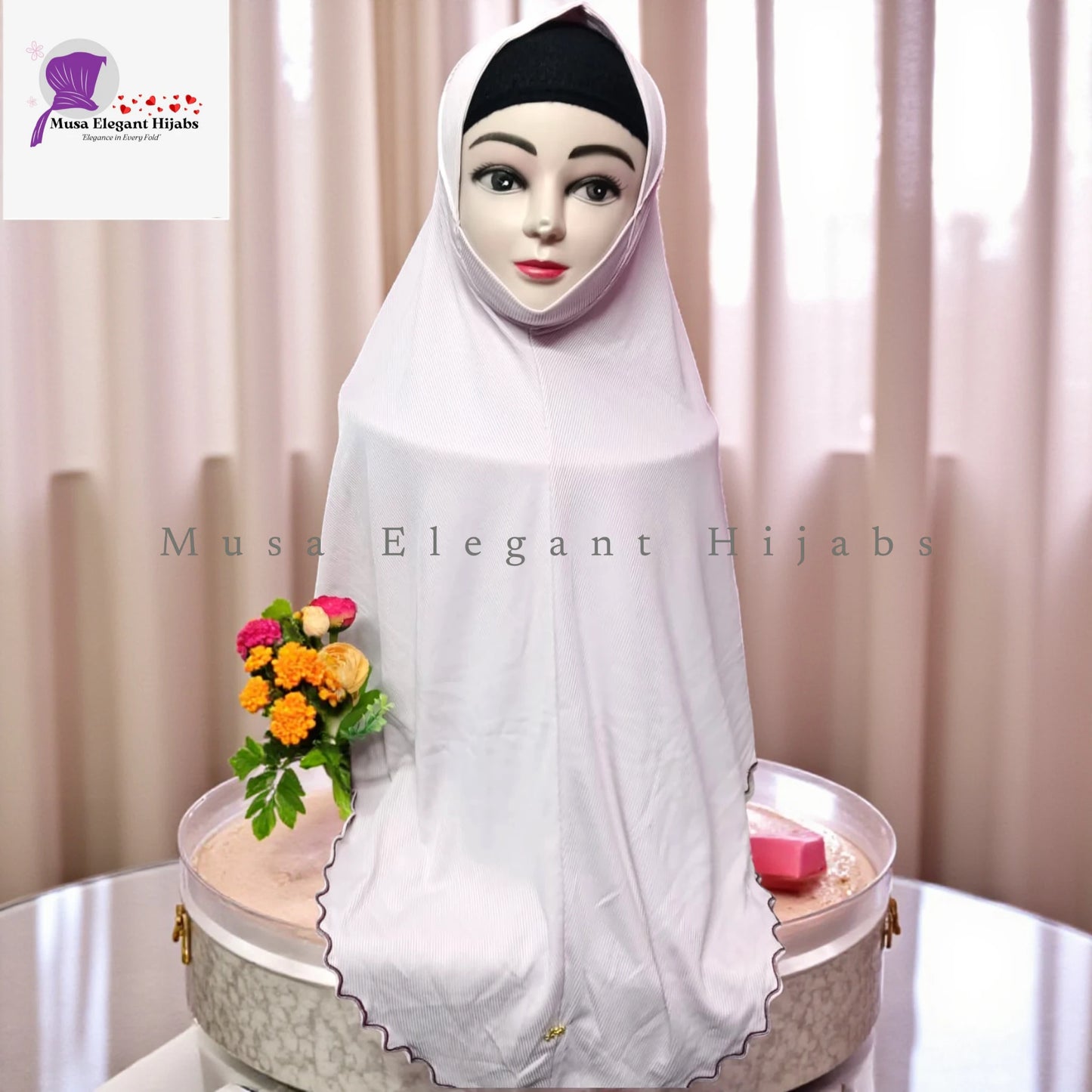 Plain Ribbed Hijabs