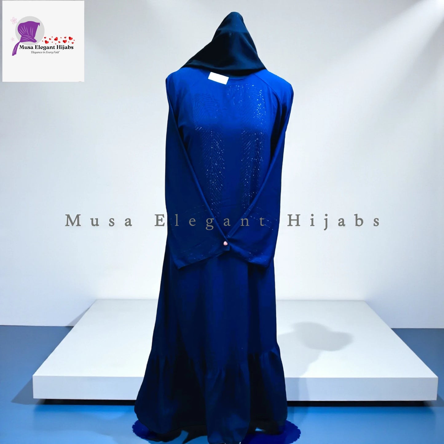Blue Stone Abaya
