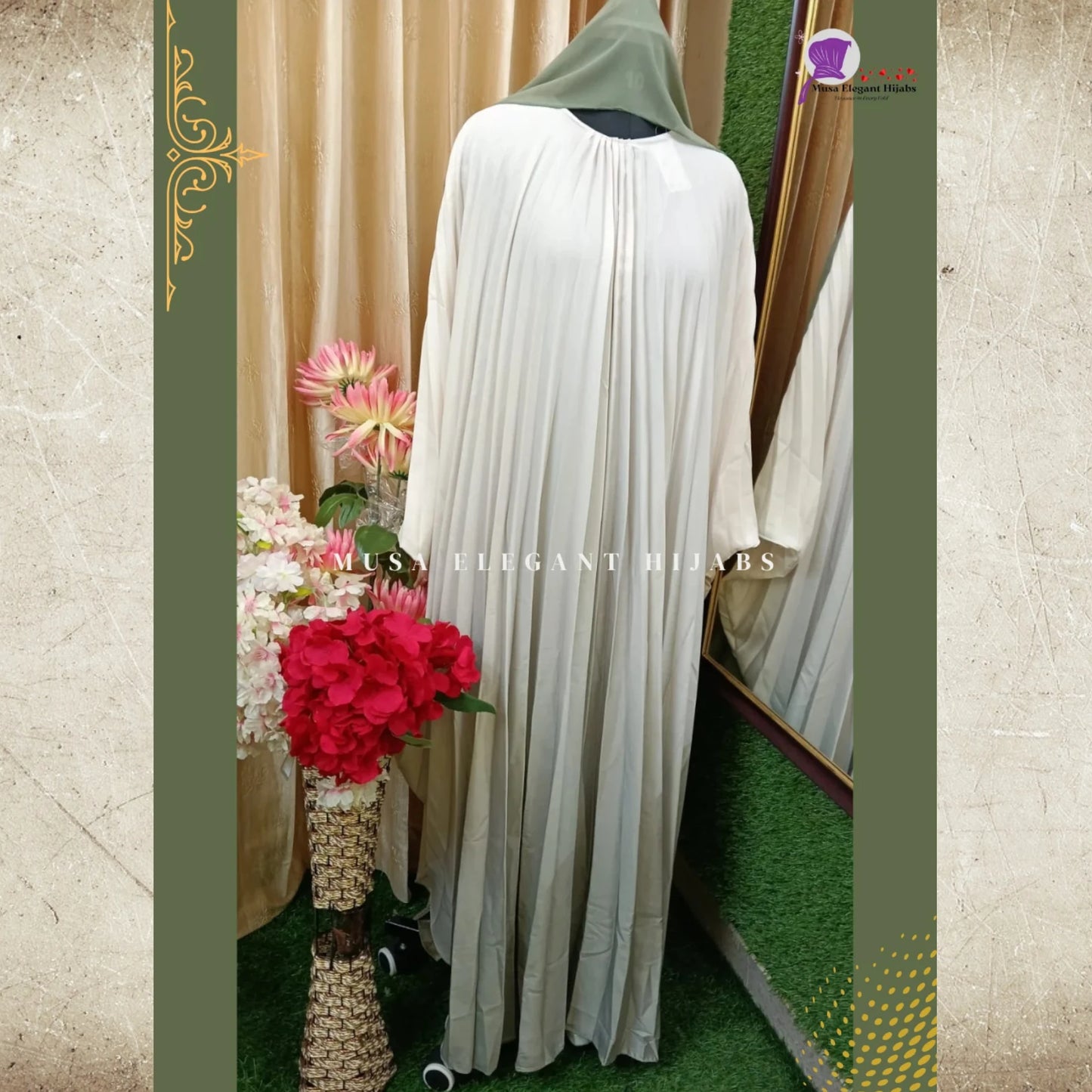 Ombre Pleated Kaftans