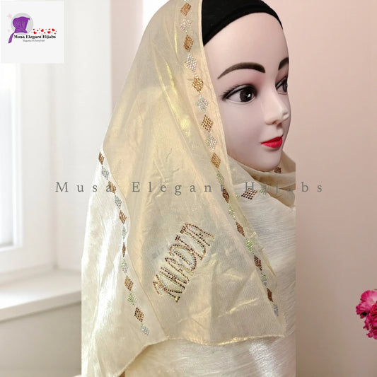 Superluxe Bridal Hijabs - Light Sandal