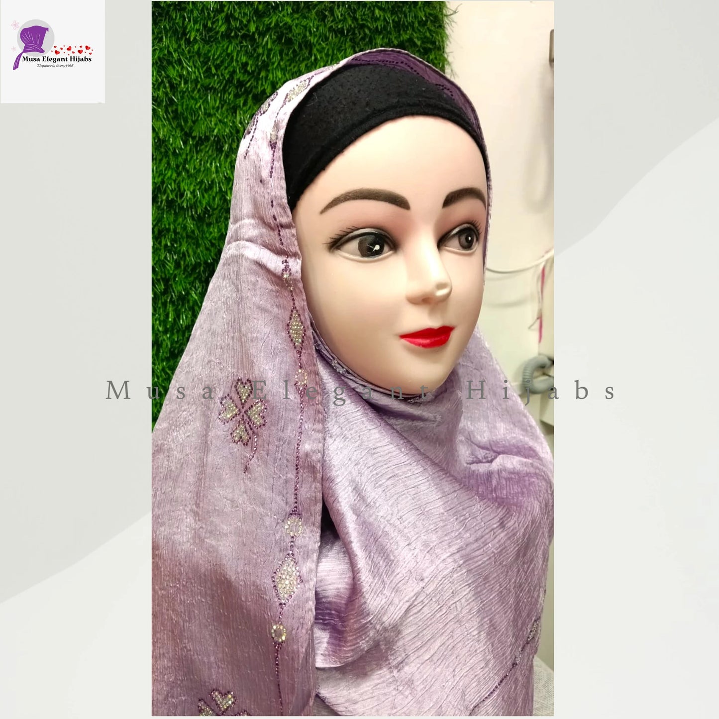 Zaraa Luxe Hijabs - Lavender