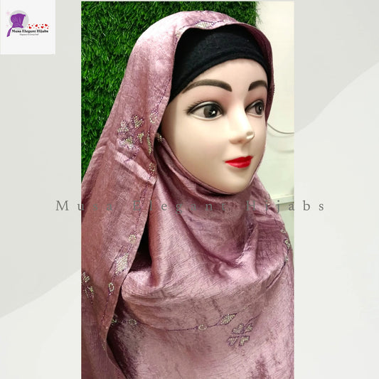 Zaraa Luxe Hijabs - Vintage Rose