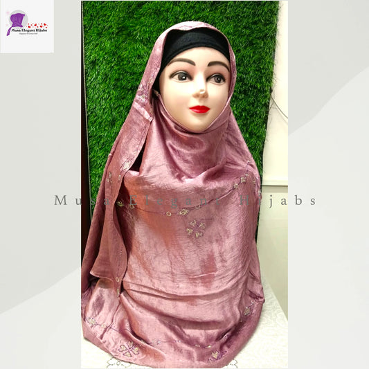 Zaraa Luxe Hijabs - Vintage Rose