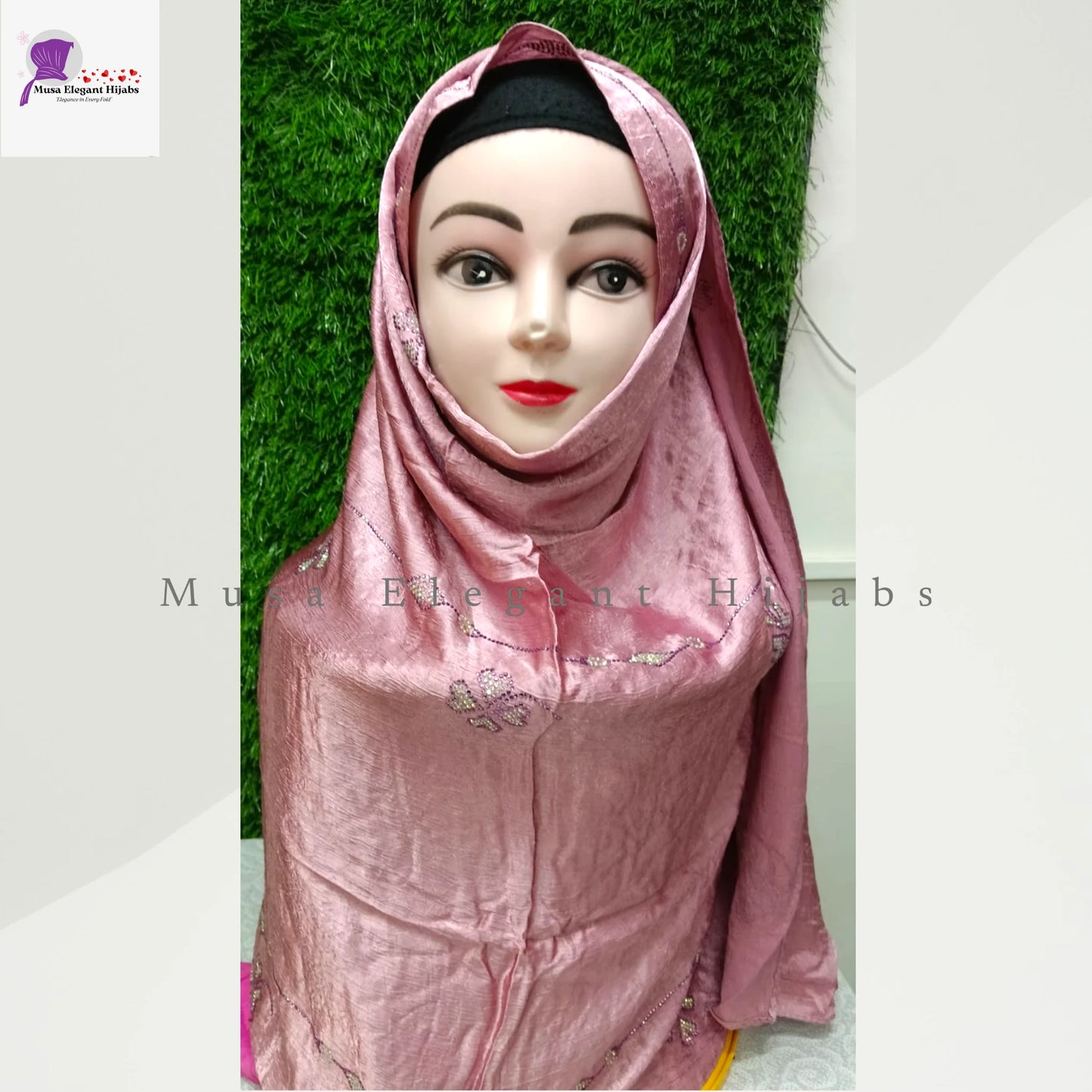 Zaraa Luxe Hijabs - Blush Rose