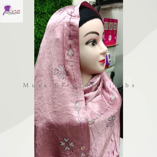 Zaraa Luxe Hijabs - Blush Rose
