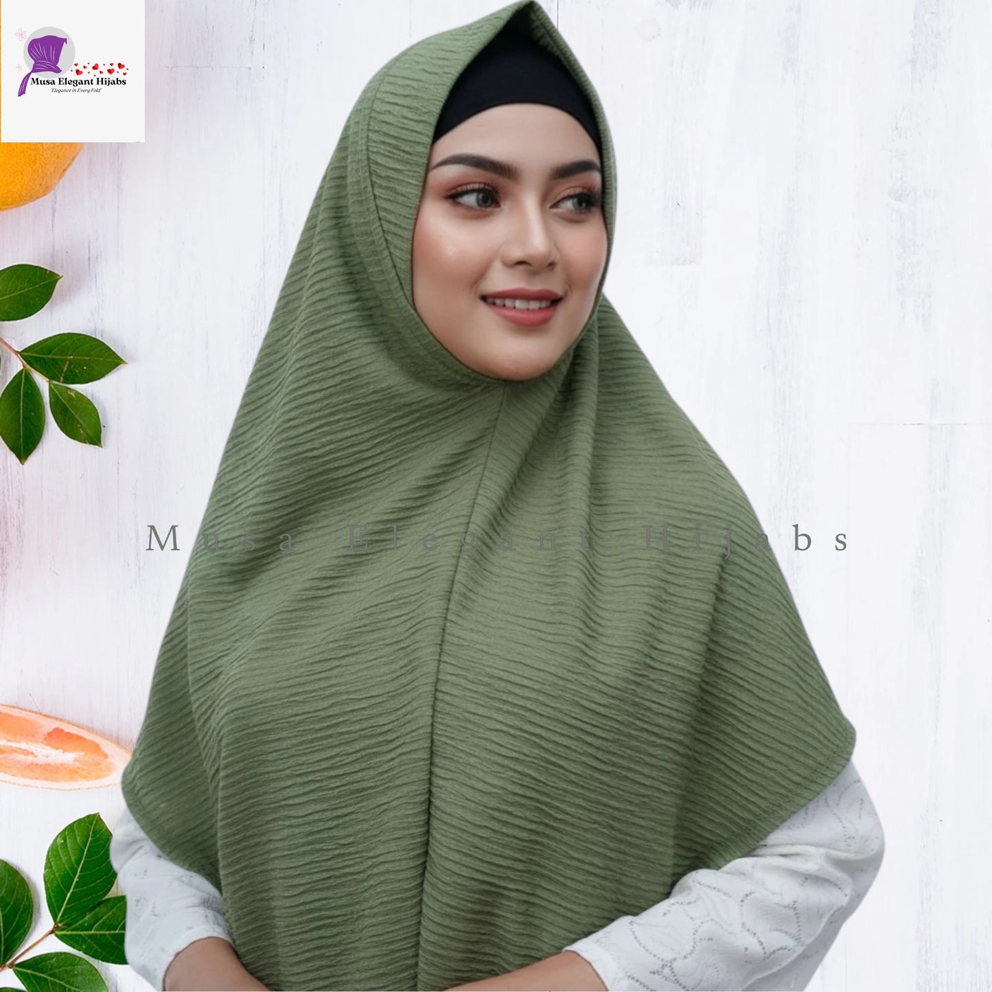 Emerald Grace Workwear Hijab