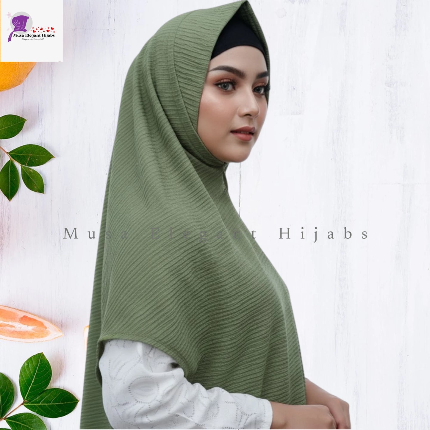 Emerald Grace Workwear Hijab