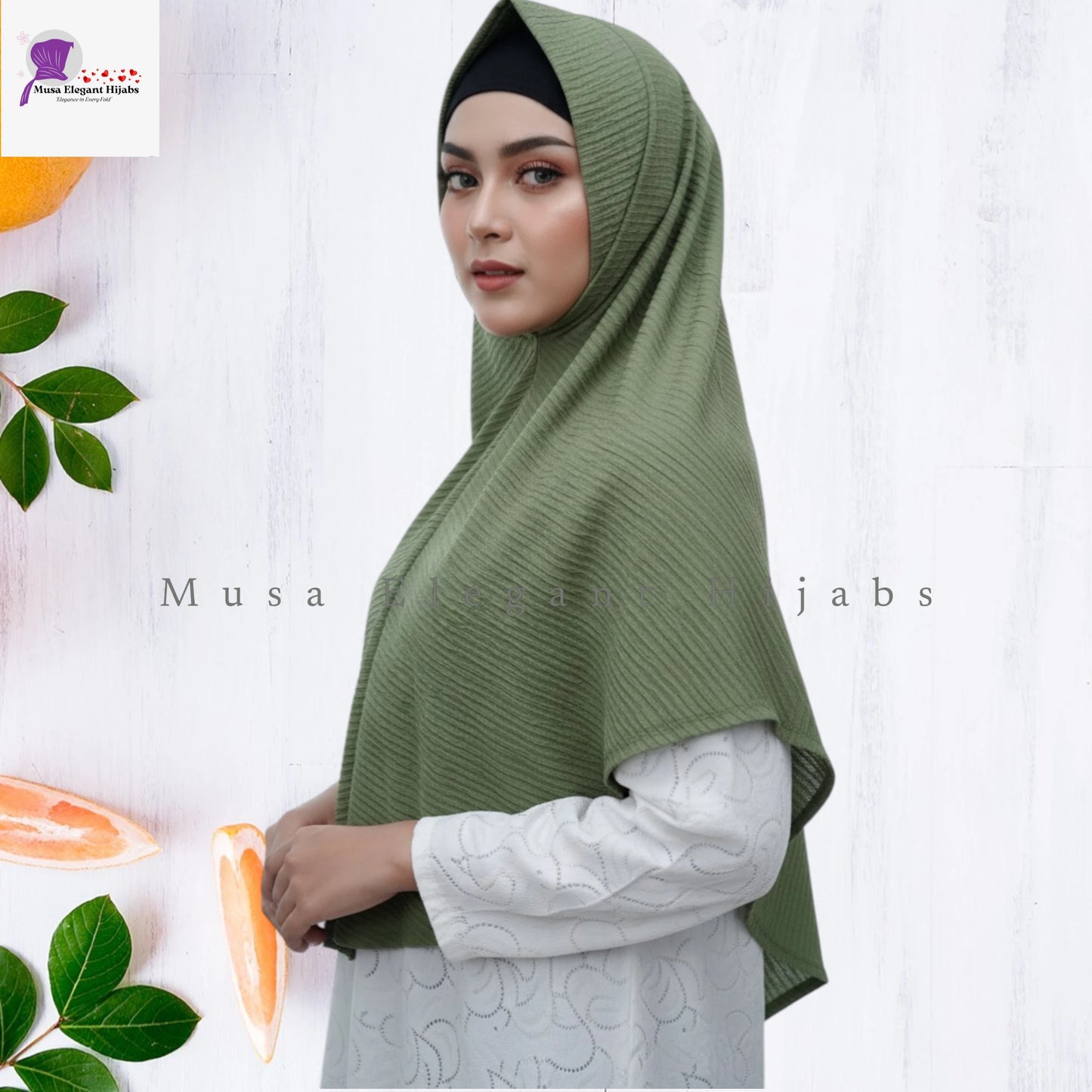 Emerald Grace Workwear Hijab