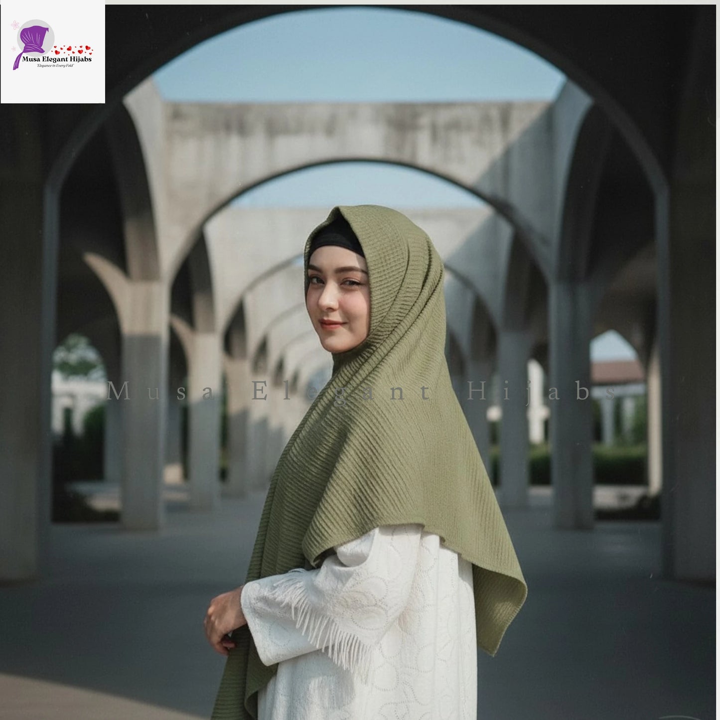 Emerald Grace Workwear Hijab