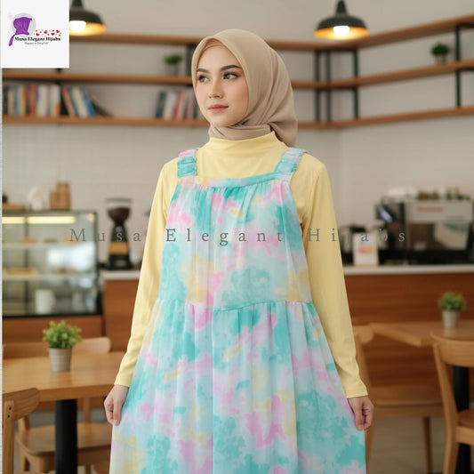 Yellow mint Safa Breeze Gown