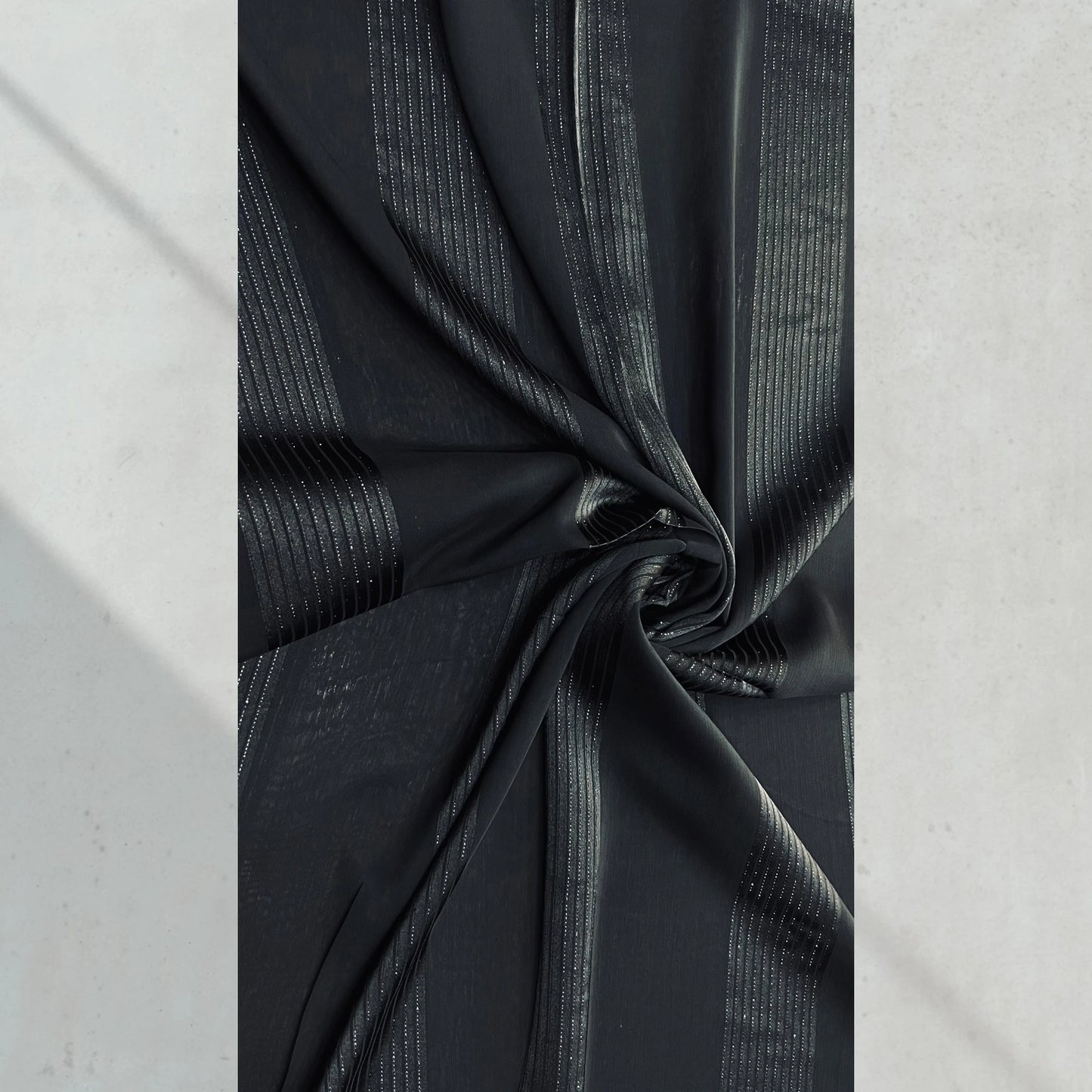 Black Striped Hijabs