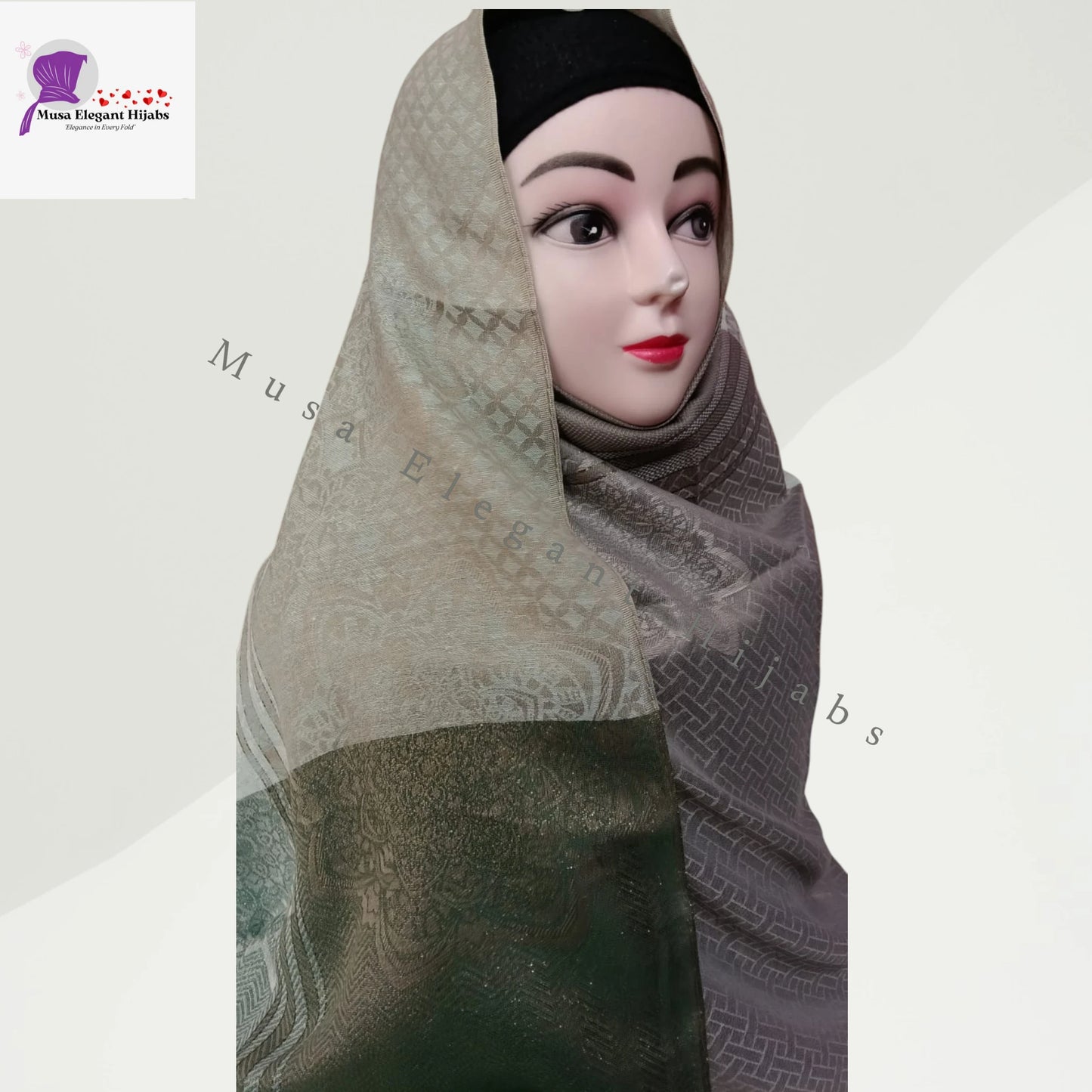 Zareen Silk Hijabs - Green
