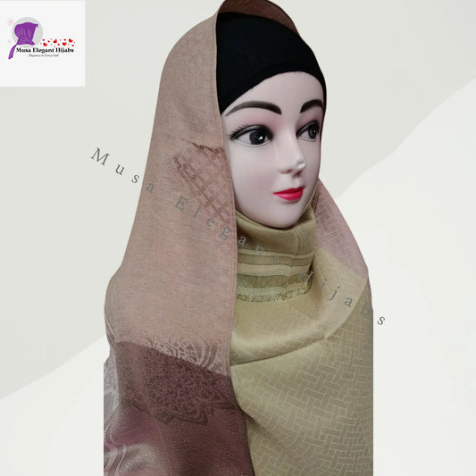 Zareen Silk Hijabs - Olive Mocha
