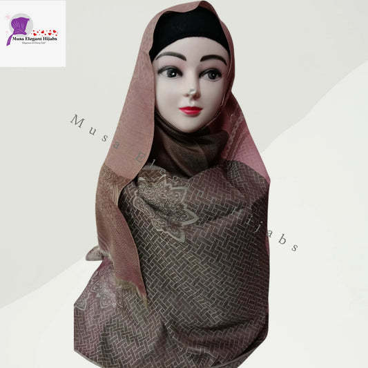 Zareen Silk Hijabs - Rosewood Mocha