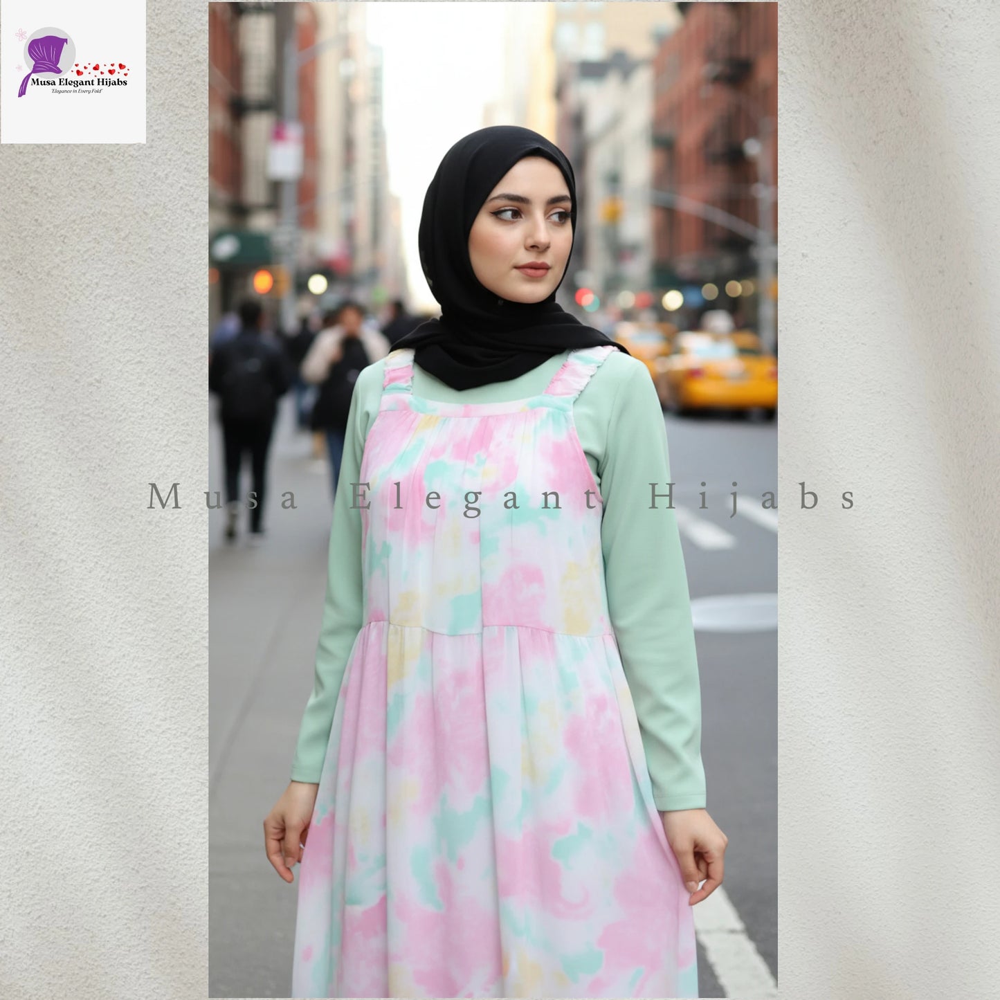 Mint Green Safa Breeze Gown