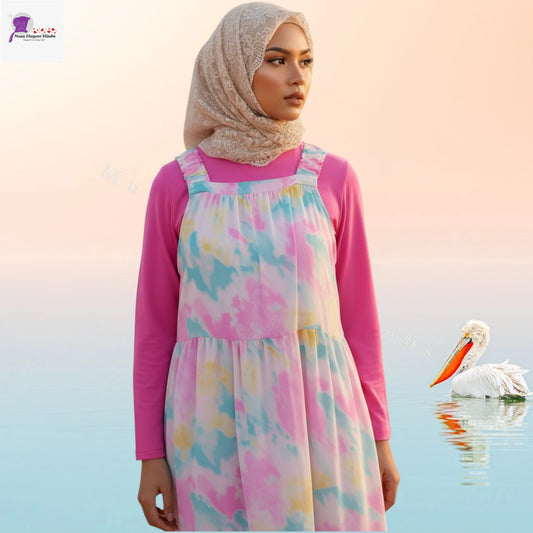 Pastel pink Safa Breeze Gown
