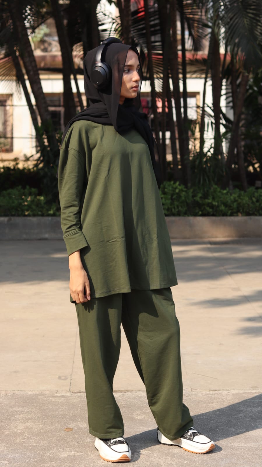 Core Cotton Gym Bundle set - Olive Green