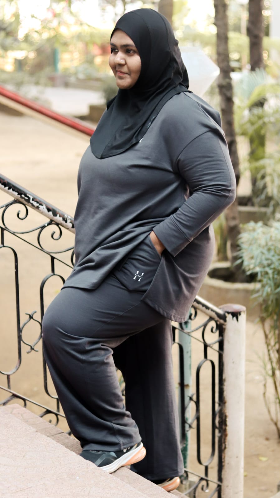 Core Cotton Gym Bundle set - Dark Grey